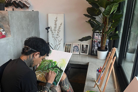 Pattaya: Rug Tufting Workshop at an Art Studio Café