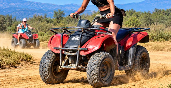 Kusadasi: Pamucak Sand & Coastal Quad Ride with Pickup