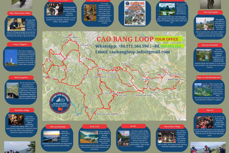 Da Hanoi: Cao Bang Loop - Noleggio auto con conducente