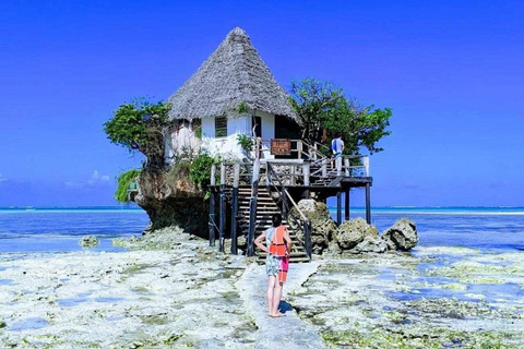 Zanzibar: Dining Experience at The Rock Restaurant Zanzibar: The Rock Restaurant & relax at beach