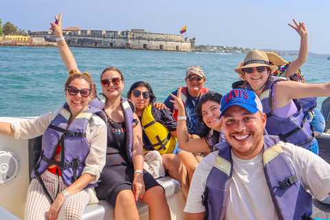 VIP 5-Island Speedboat Tour + Open Bar and Stops at Private Islands