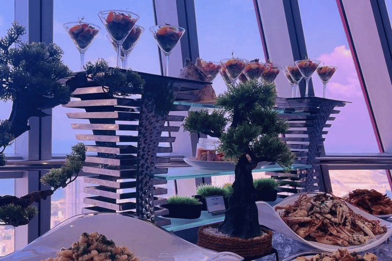 Colombo: Lotus Tower 360° Revolving Buffet & Tuk-Tuk Safari Meet at Lotus Tower Entrance: Restaurant Lunch/Dinner Buffet