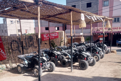 Quad e cena nel deserto di Agafay