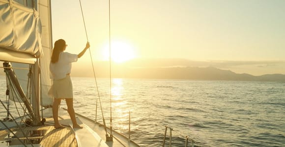 Heraklion: Sunset Private Sailing Trip to Dia island