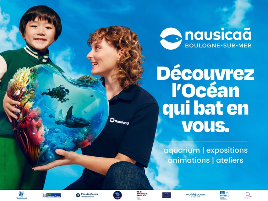 Billet d'entrée 1 jour pour le Centre National de la Mer Nausicaá