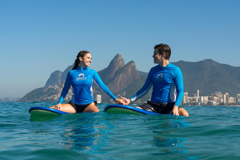 Rio de Janeiro: Surf school with all materials included Surf lessons: Ipanema and Copacabana rivers