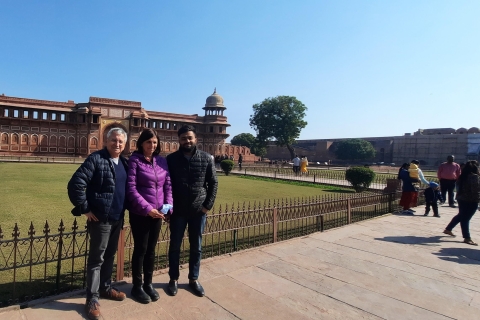 Ab Delhi: Taj Mahal Sonnenaufgang Private Tour mit Buffet Mittagessen