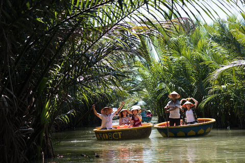 Excursión en bicicleta por el campo, Barco cesta y Clase de cocinaDesde Hoi An