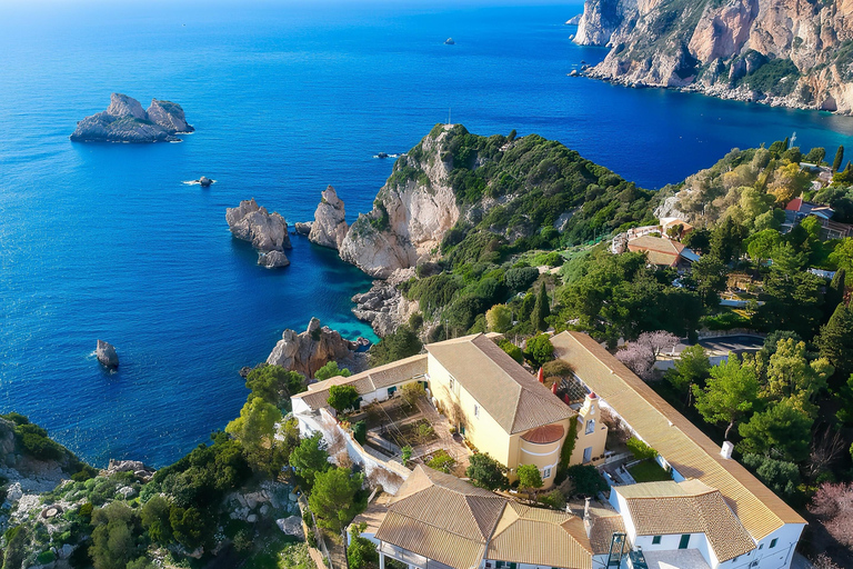 Corfu Tour: Paleokastritsa, Angelokastro, and Beach Van Tour