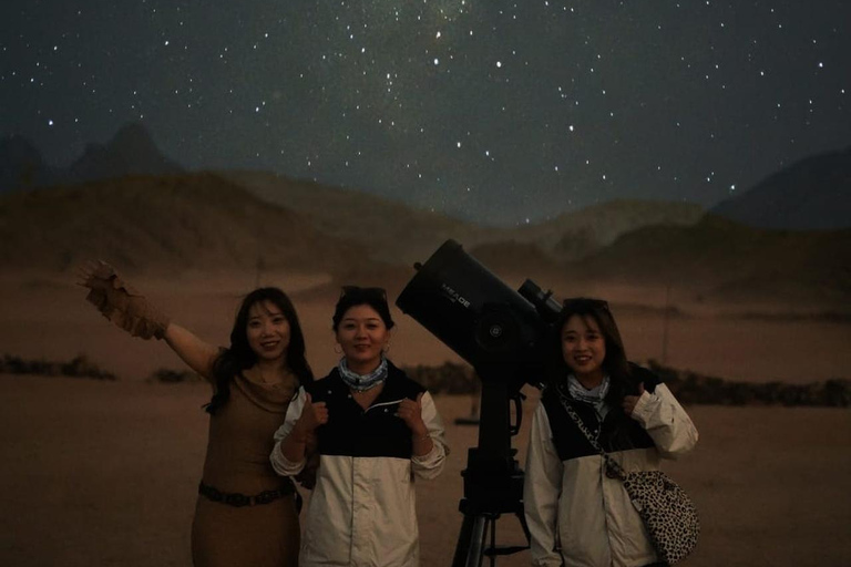 Hurghada: Desert Stargazing, Camel, Dinner & Smart Telescope Hotel pickup and drop-off from Hurghada hotels