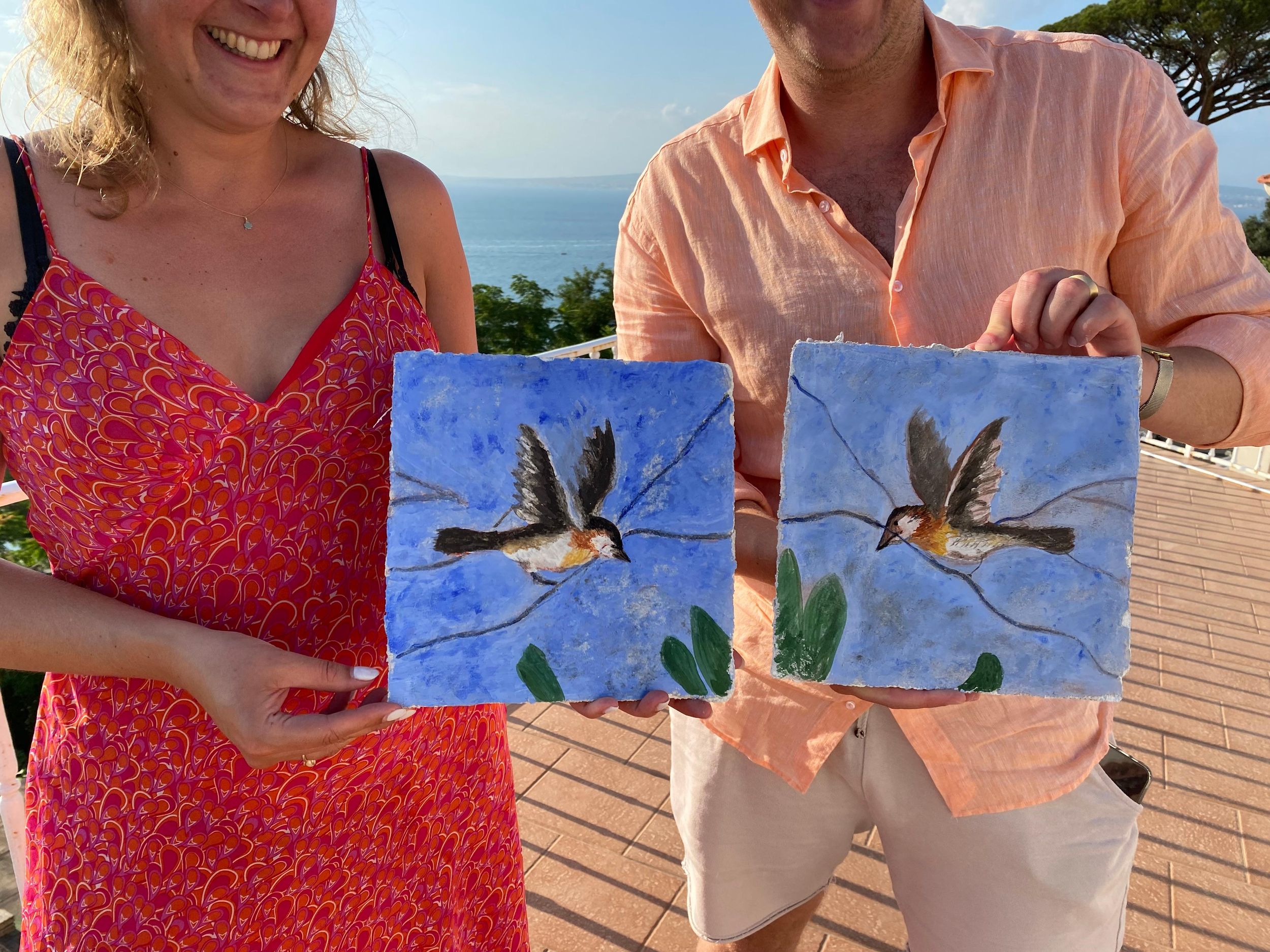 Workshop Freskomalerei & Aperitivo mit Meerblick