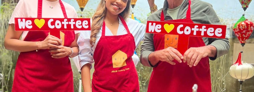 Da Nang : Atelier de préparation du café et de cuisine