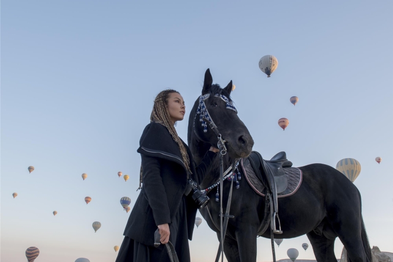 Cappadoce : Randonnée à cheval avec option lever et coucher de soleilRandonnée à cheval de jour - 1 heure