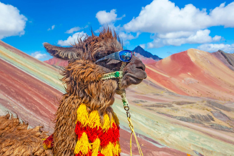 Tęczowe Góry - Montaña de 7 ColoresZ Cusco: Rainbow Mountains Guided Trek ze śniadaniem