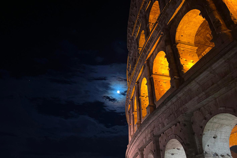 COLOSSEUM UNDERGROUND AND ARENA FLOOR BY NIGHT