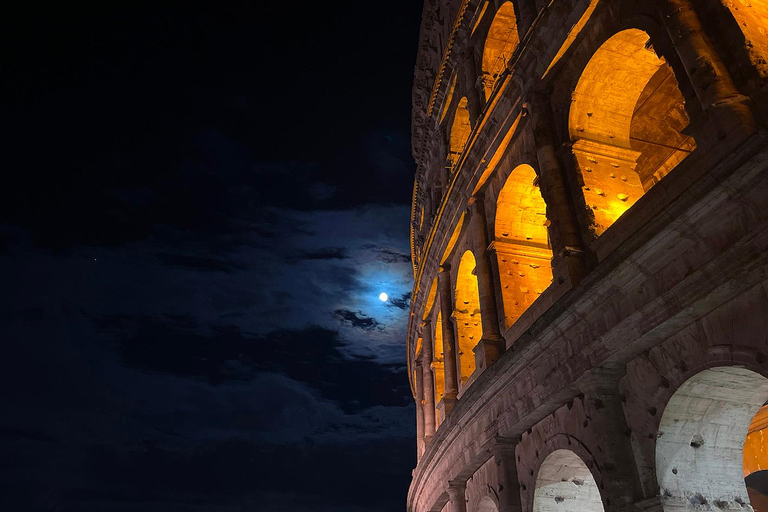COLOSSEUM UNDERGROUND AND ARENA FLOOR BY NIGHT