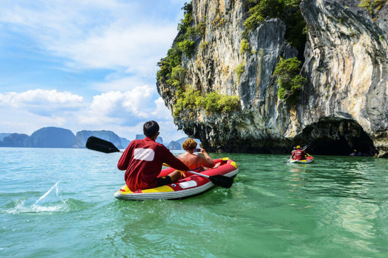 Phuket: James Bond Isl, Canoeing & Sunset Dinner by Yacht Day Trip with Shared Transfer excluding National Park Fee