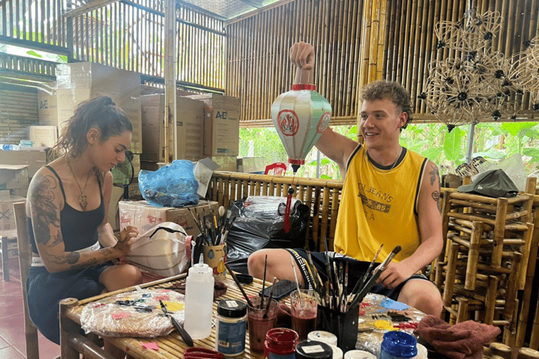 Lantern Making Class - Painting Class - Thanh Truc Lantern