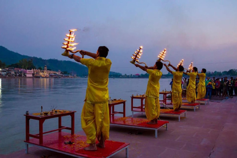 From Delhi: Private Rishikesh and Haridwar Day Tour by Car Private Rishikesh and Haridwar Same Day Tour with Guide