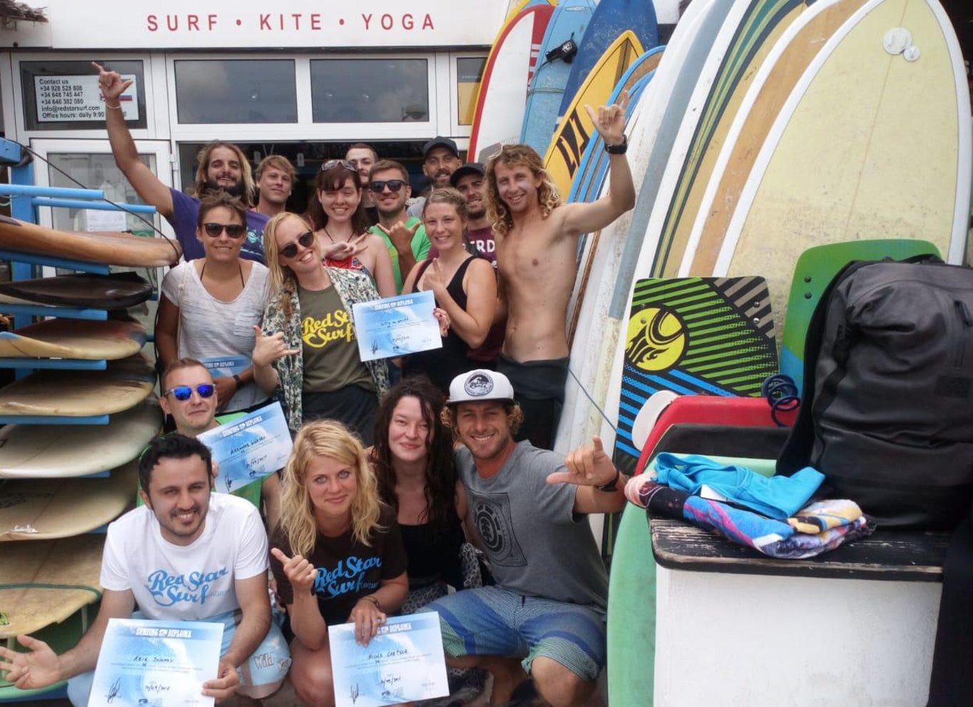 Lanzarote: Famara Beach Surfing lektion for alle niveauer