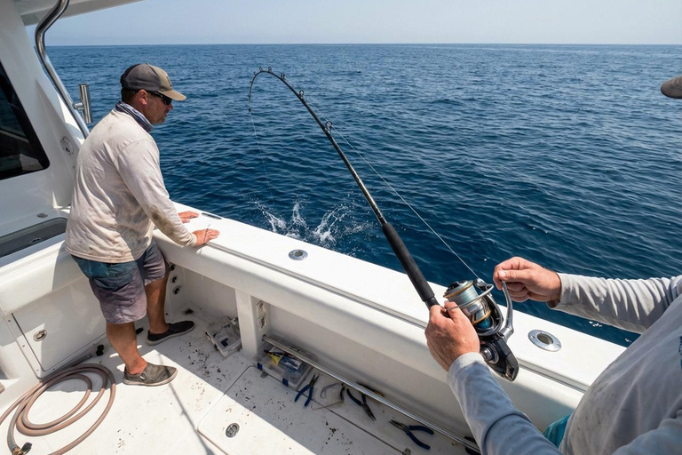 Abu Dhabi: Fishing Tour with Island BBQ Experience