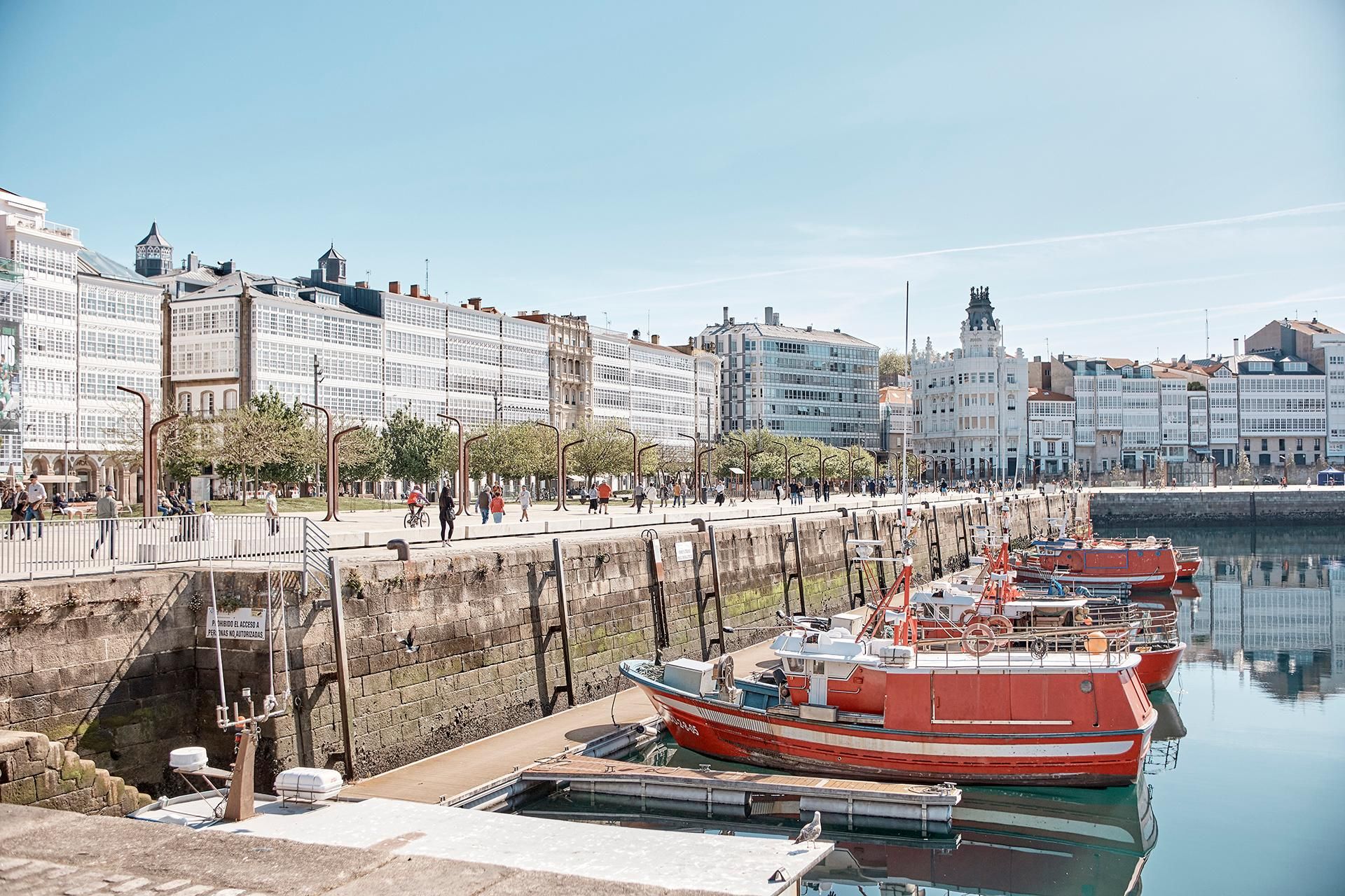 Fotografische Strecke durch das Zentrum von A Coruña