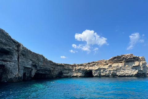 Au départ de Malte : Comino, lagon bleu, lagon de cristal et grottes