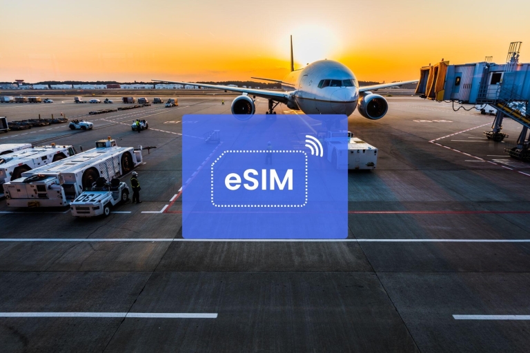 Keflavík Flughafen: Island/ Europa eSIM Roaming Mobile Daten50 GB/ 30 Tage: 42 europäische Länder