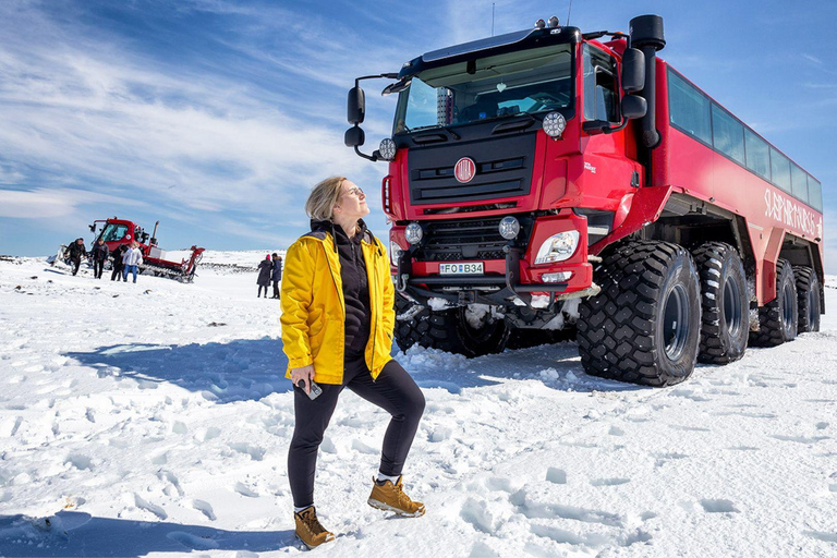 Tour in autobus del Circolo d&#039;Oro e Grotta di Ghiaccio con il Glacier Monster Truck