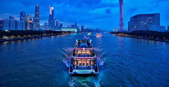Guangzhou: 1-stündige Nachtkreuzfahrt auf dem Perlfluss (optionale Anlegestellen)