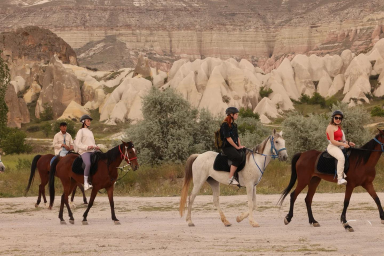Cappadocia: Guided Horse Riding Tour in Love/Rose Valley Sunset Horse Riding Tour