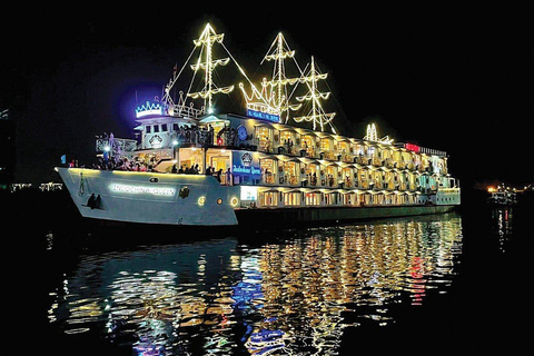 Saigon after dark: River Dinner & Live Music by Cruise Cruise without Transfer and Guide