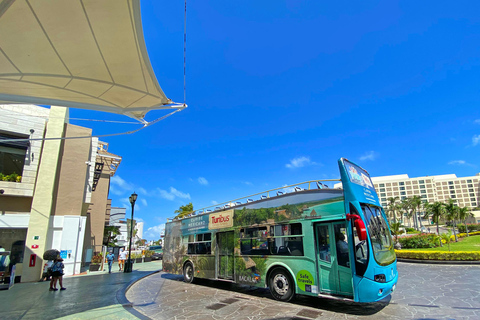 Cancún: Hop-on Hop-off Bus Tour with Submarine Trip