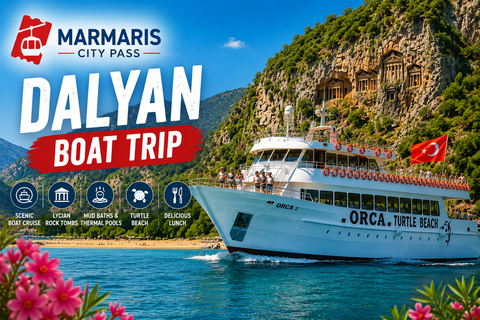 Marmaris: Dalyan River Boat Trip, Turtle Beach & Mud Baths