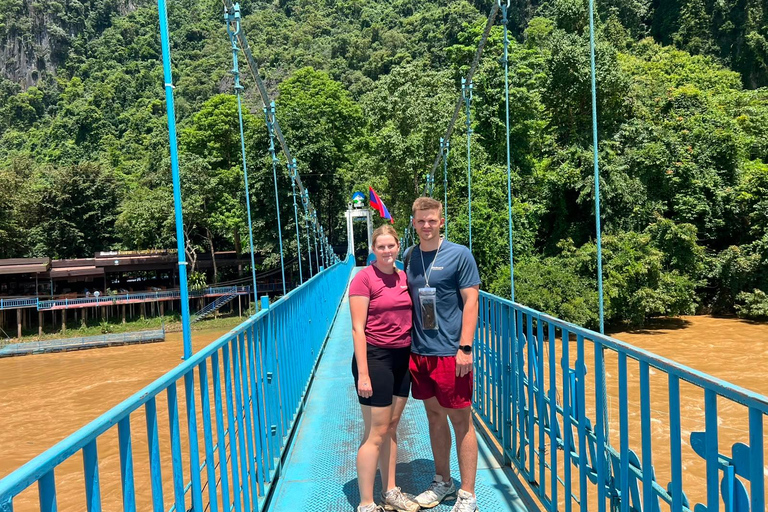 Vang Vieng: Water Cave Tubing & Nam Song River Kayaking Tour
