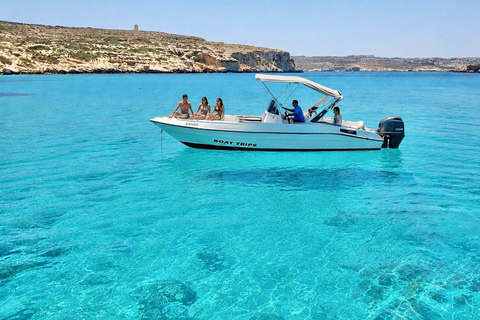 Comino: Private Blue Lagoon, Crystal Lagoon & Sea Caves Tour