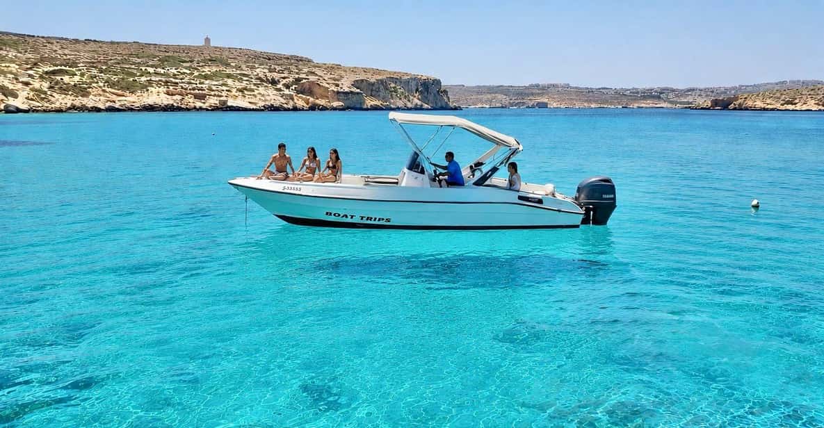 Comino: Private Blue Lagoon, Crystal Lagoon & Sea Caves Tour — a boat tour from Malta, Malta