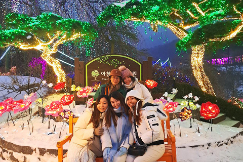 Seoul: Strawberry Picking & Eobi Ice Valley & Nami Island 5. Strawberry Picking & Eobi Ice Valley & Snow Sledding