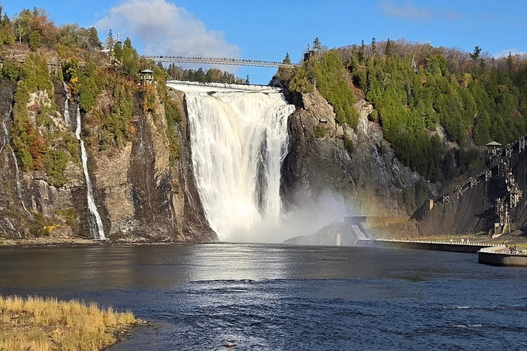 Breakfast at a French bakery and Montmorency Falls 3 hours