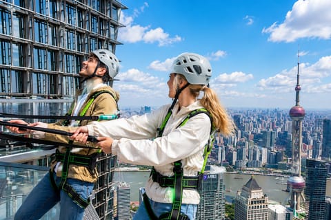 Shanghai: Jin Mao Tower Skywalk (Optional 340m Outdoor Walk)