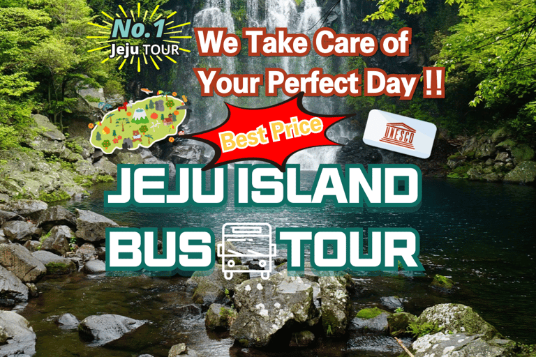 Jeju West Tour met Lunch & Entree inbegrepenJeju Island WEST Tour inclusief entreegeld en lunch