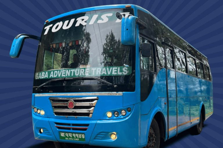 Turistbuss Service: Katmandu till Chitwan eller Chitwan till KTM