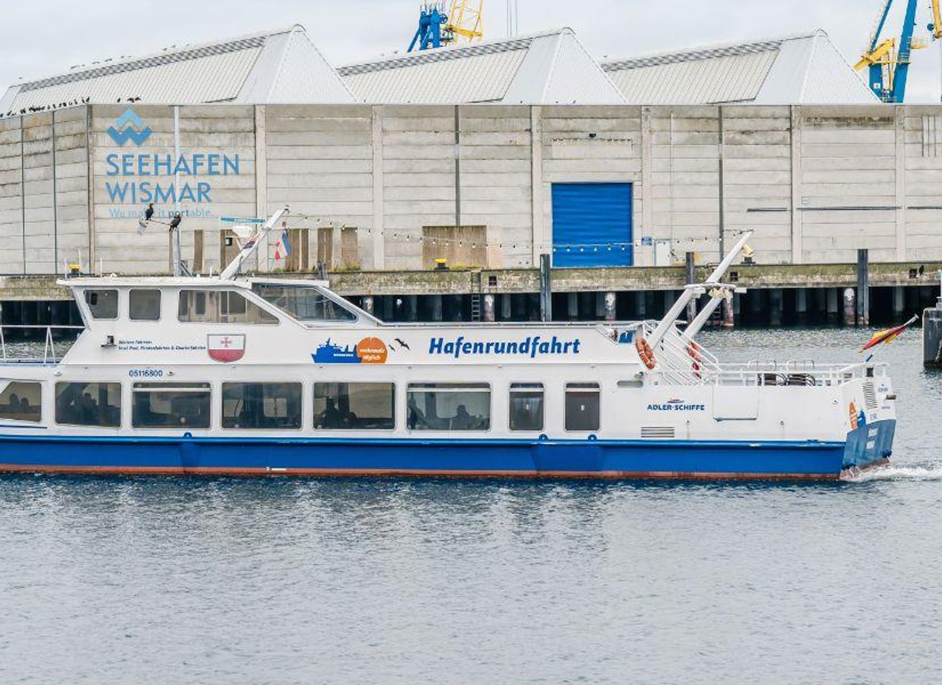 Wismar: Havnerundfart med fiskeri efter havdyr og guide