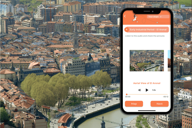 Bilbao's Historic Center: A self-guided tour created by an official guide Getxo Suspension Bridge + Historic Quarter Tour on your mobile