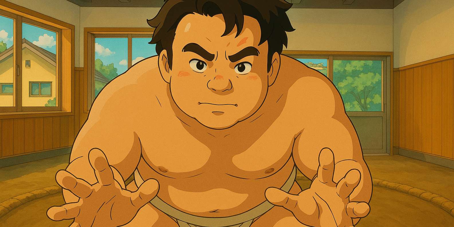 Sumo training at Amita Dojo Tokyo — real keiko at clay dohyo — image 19