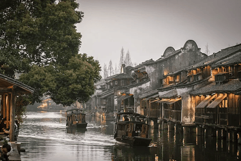 Wuzhen: Private Multilingual Guide Tour & Hotel Pick-Up West Gate Tour: French & German Guide + Hotel Transfer