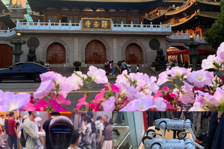 Shanghai: Jing'an Temple & Tech Robotics half-day Tour Shanghai: Jing'an Temple & Robotics Guided Tour