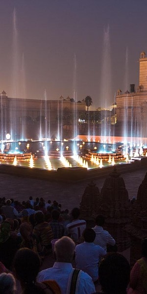 Delhi: Akshardham Light And Water Show With Exhibition Tour 