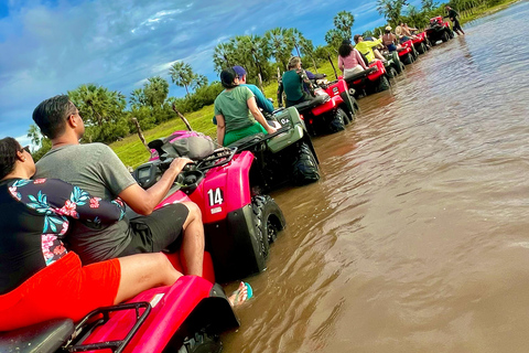 Tocht per quad van een hele dag in de kleine Lencois en Cabure