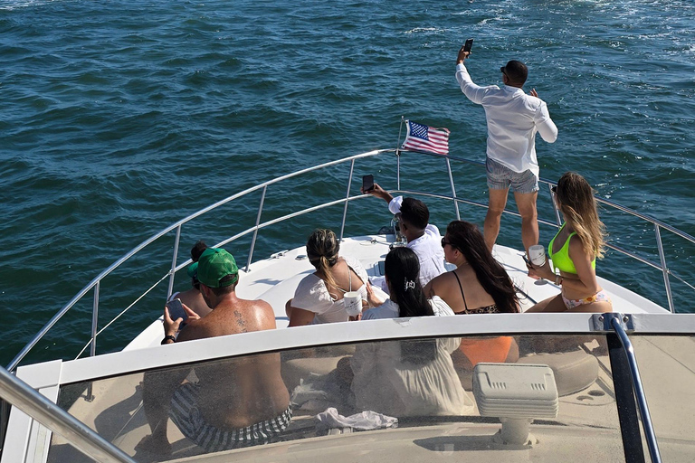 Privat yachtkryssning, Biscayne Bay, Miami Beach. 52 fot